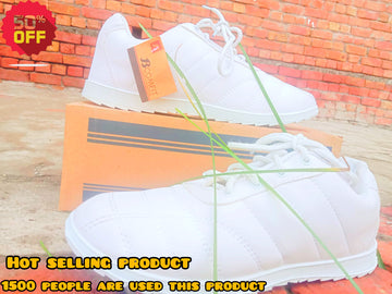 PRENIUM WHITE SHOES WITH HIGH QUALITY SILAI AND STUFF BEST QUALITY PRODUCT